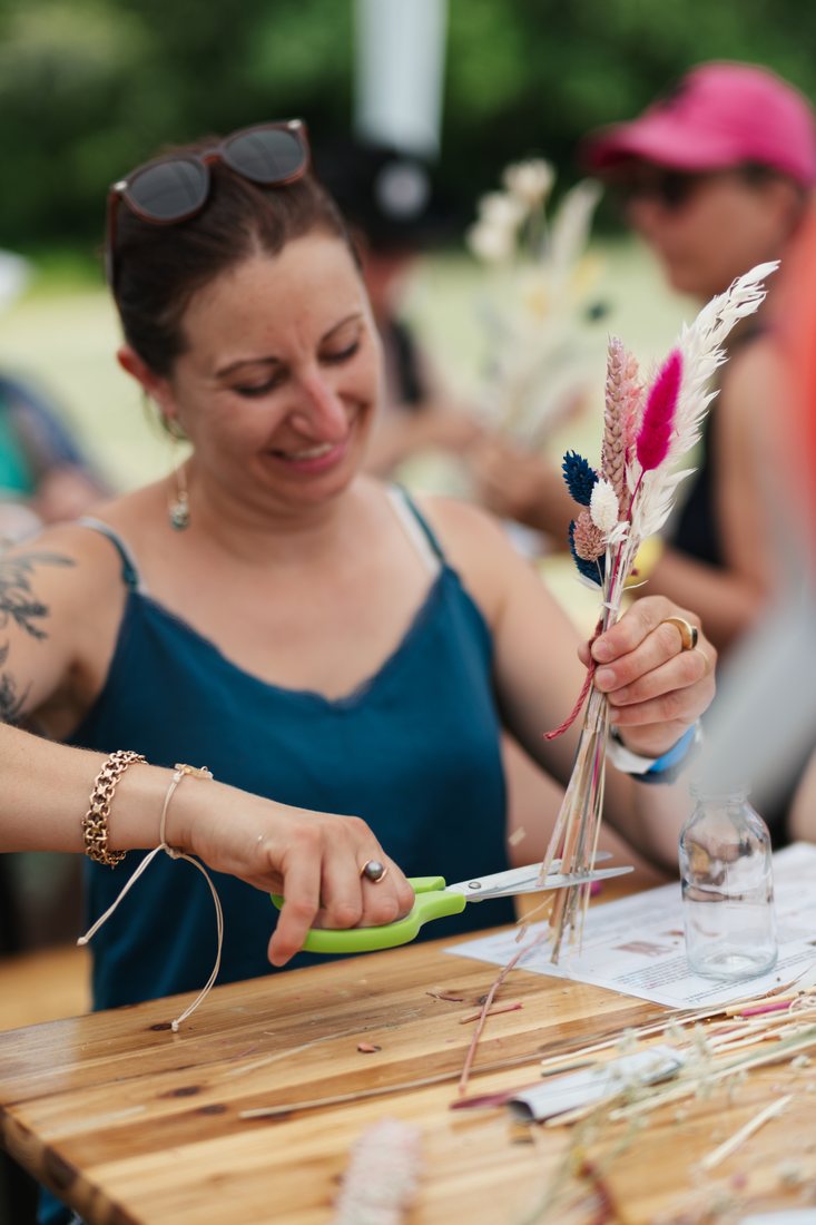 Atelier fleurs séchées — Marché des Fab 2026
