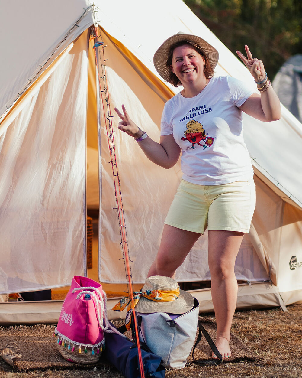 Camping entre copines au Festival Courage